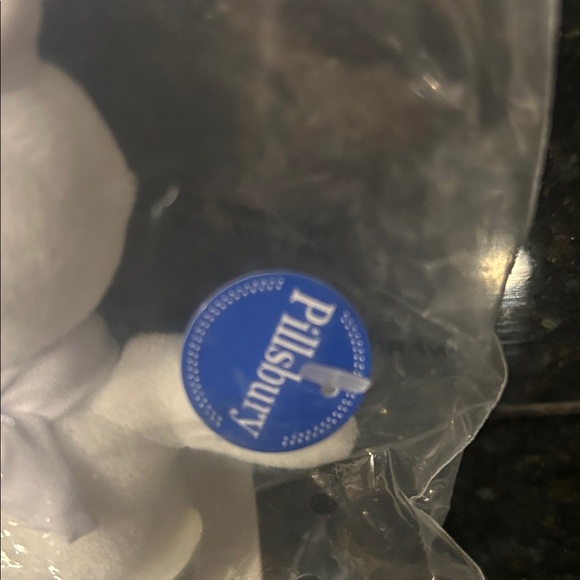 Vgt Pillsbury Doughboy mini bean bag plush doll. “Poppin Fresh” 1999 - Picture 4 of 5